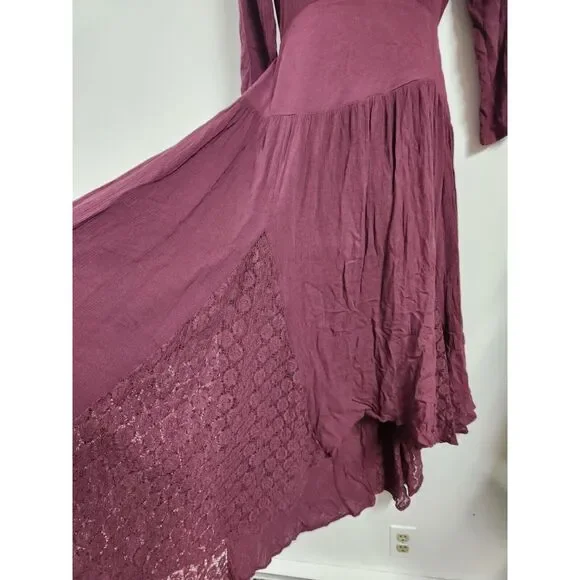 Free People Sea Me Maxi Dress Size S - Picture 3 of 7